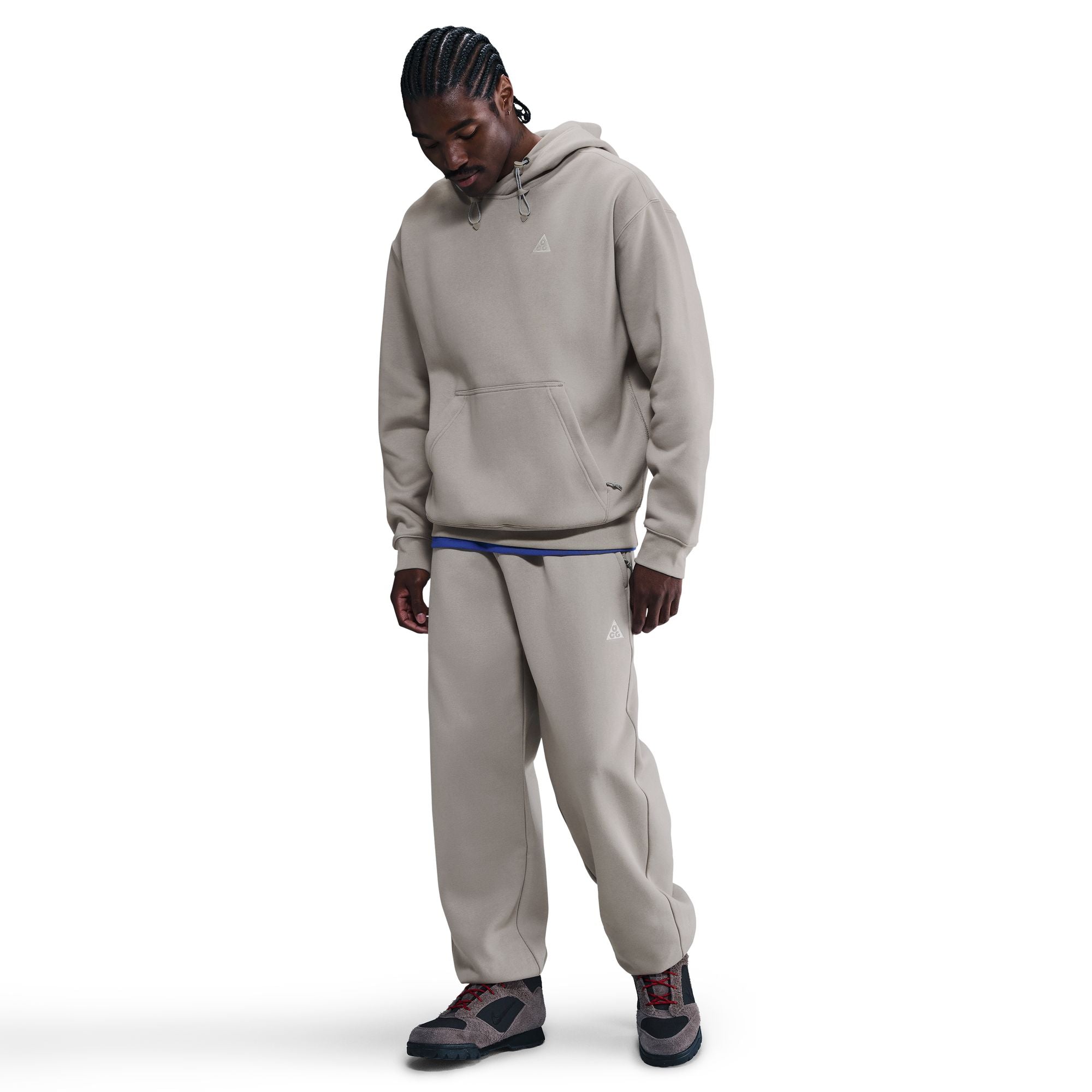 Nike ACG Tuff Fleece Pullover Hoodie - Grey