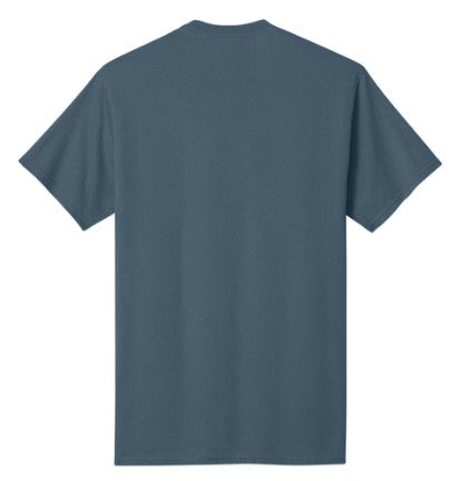 Port & Company Core Cotton Tee - Steel Blue