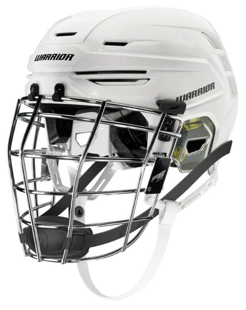 Warrior Fatboy Alpha Pro Helmet Combo - White