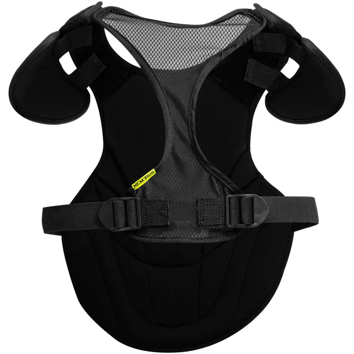 Warrior Nemesis Lacrosse Goalie Chest Pad- Black