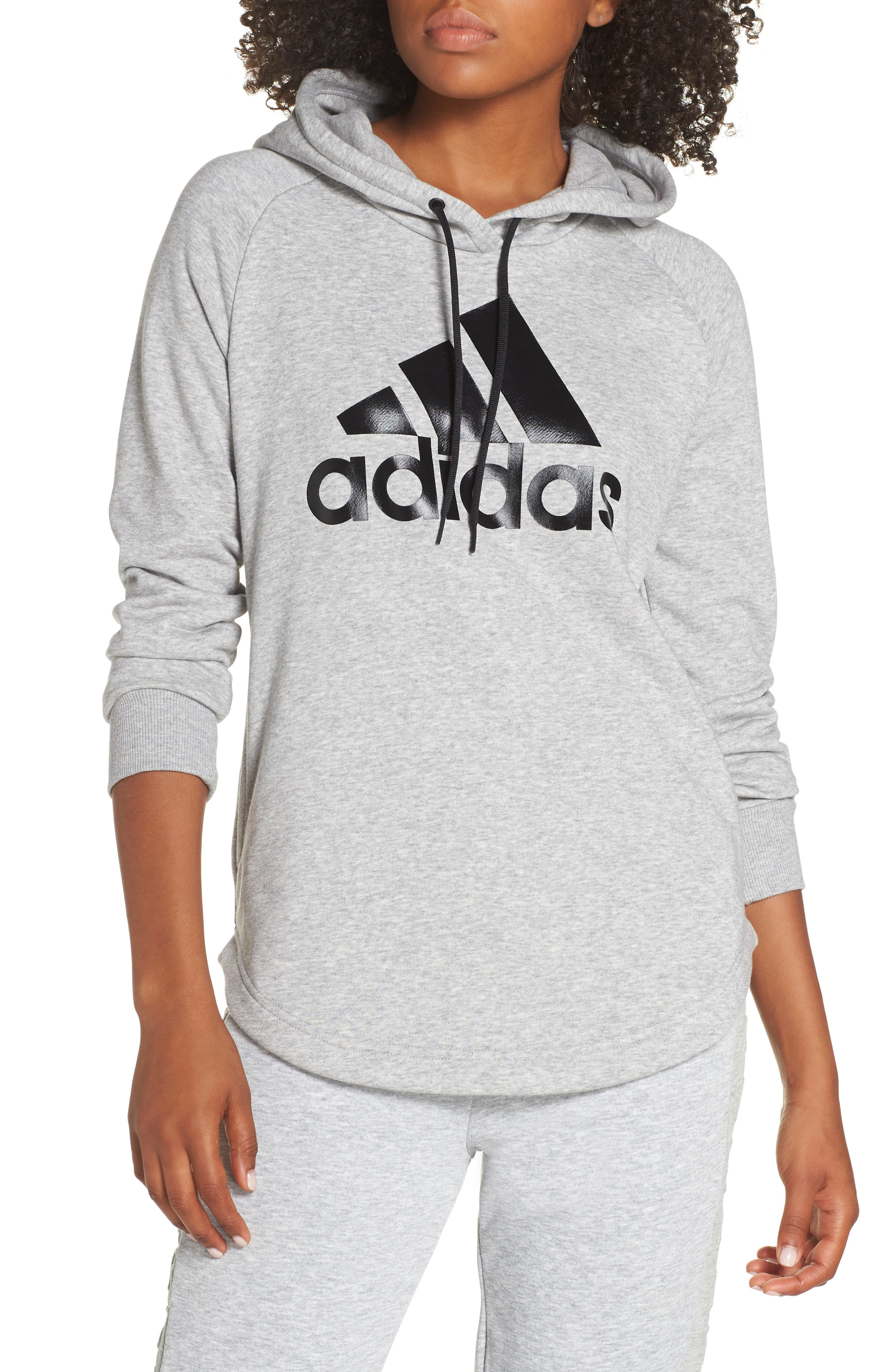 Adidas Womens MH Badge of Sport Hoodie--City Sports