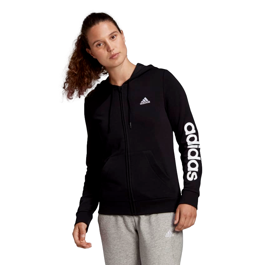 Adidas Essentials Full Zip Hoodie Women--City Sports