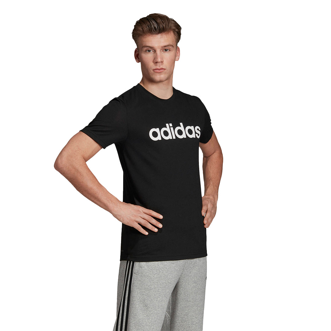 Adidas Mens D2M Clima Soft Logo Tee [Black]--City Sports