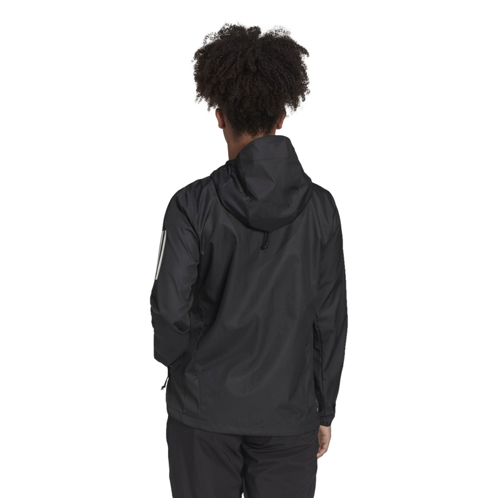 Adidas Own The Run Hooded Running Womens Windbreaker--City Sports