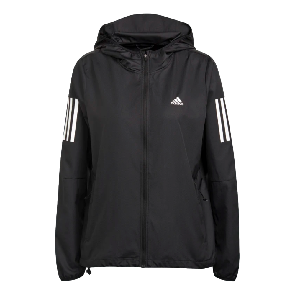 Adidas Own The Run Hooded Running Womens Windbreaker--City Sports