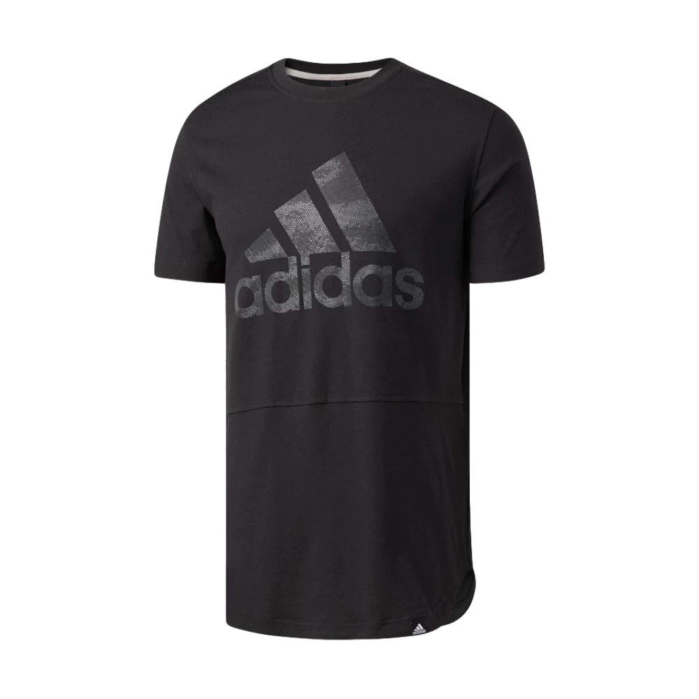 Adidas Badge of Sport 3 Stripe Vertical Tee--City Sports