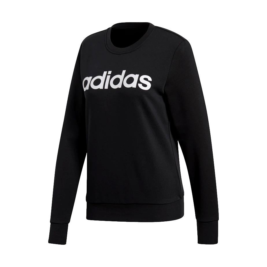 Adidas Womens Essentials Linear Crewneck--City Sports