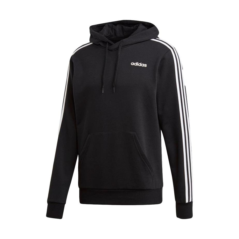 Adidas Essentials 3 Stripe Hoodie--City Sports