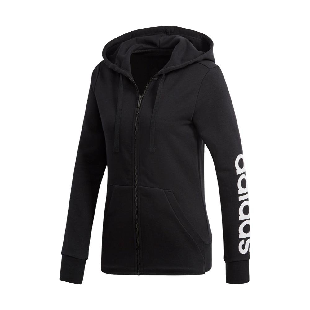 Adidas Womens Essential Linear Full Zip Hoodie--City Sports