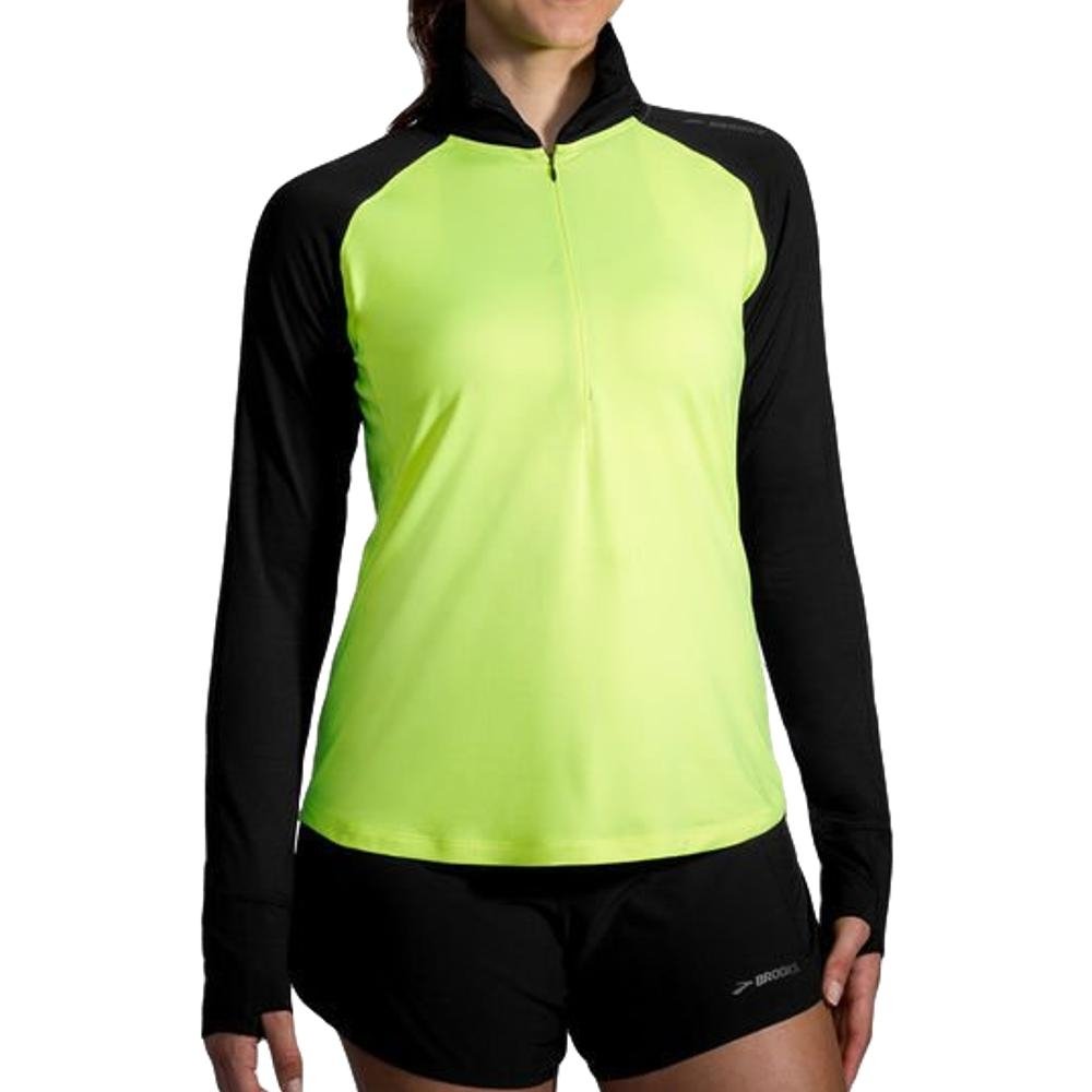 Brooks Womens Dash Nightlife 1/2 Zip Jacket--City Sports
