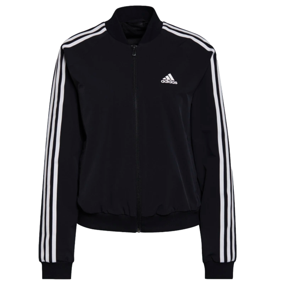 Adidas Essentials 3 Stripe Woven Track Top Women--City Sports