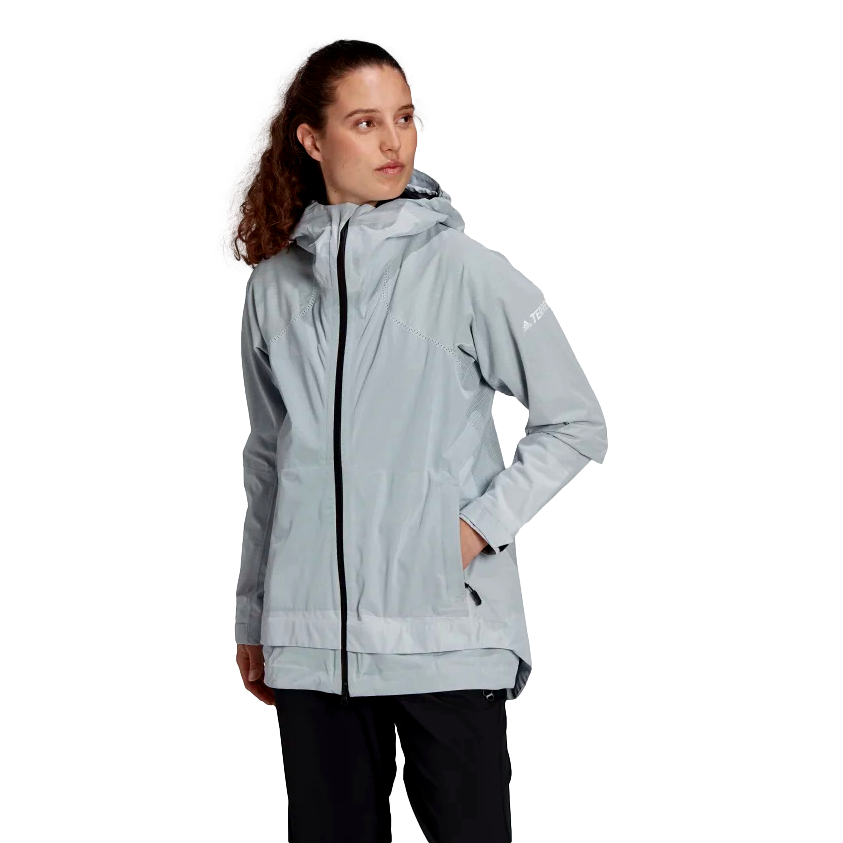 Adidas Womens Terrex Primeknit Rain Jacket--City Sports
