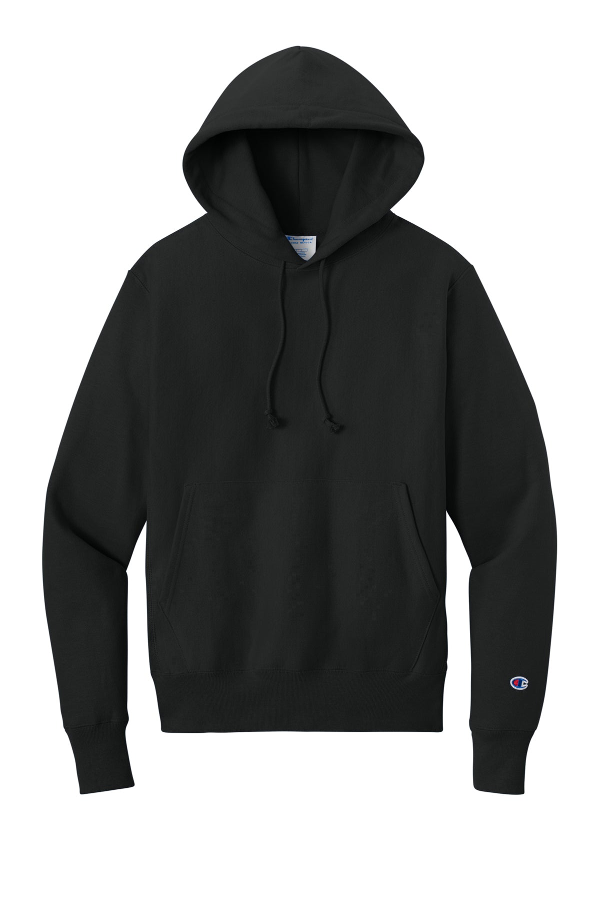 Champion Reverse Weave Hooded Sweatshirt - Black