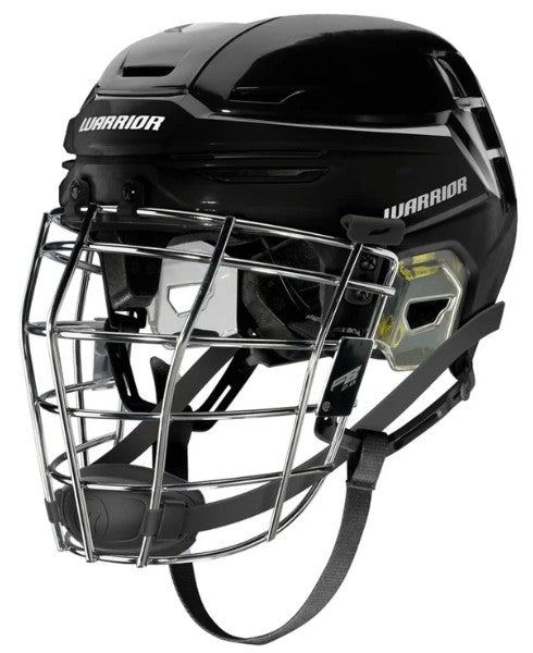 Warrior Fatboy Alpha Pro Helmet Combo - Black