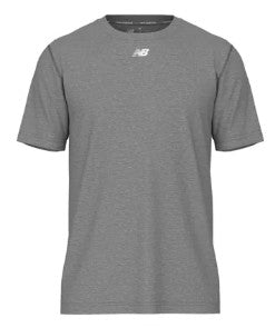 New Balance Activate Tech T Shirt - Medium Heather Grey