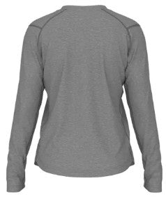 New Balance Women's Long Sleeve Activate Tech T Shirt - Medium Heather Grey