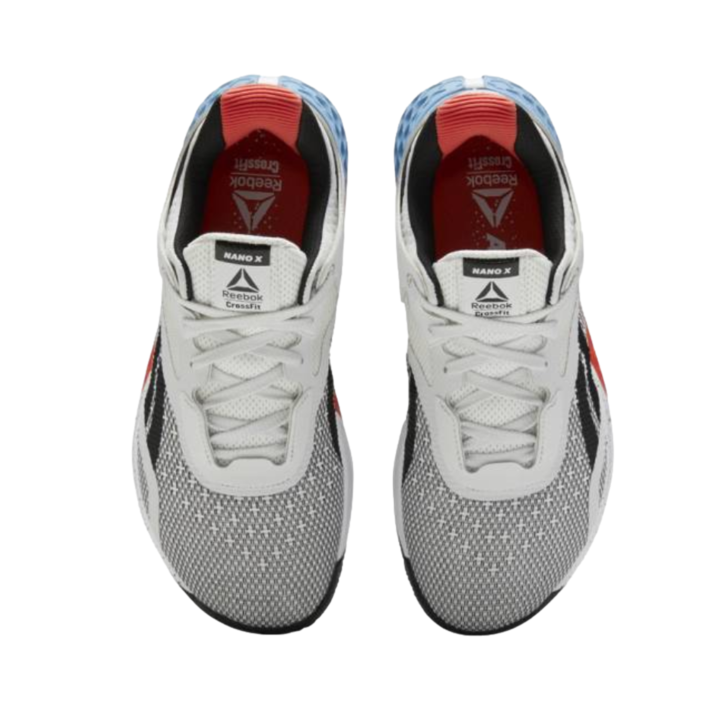 Reebok Women s Nano x Training Shoes WHITE FLUID Blue Vivid Orange 10