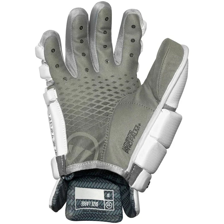 Warrior Nemesis QS Lacrosse Goalie Gloves- White