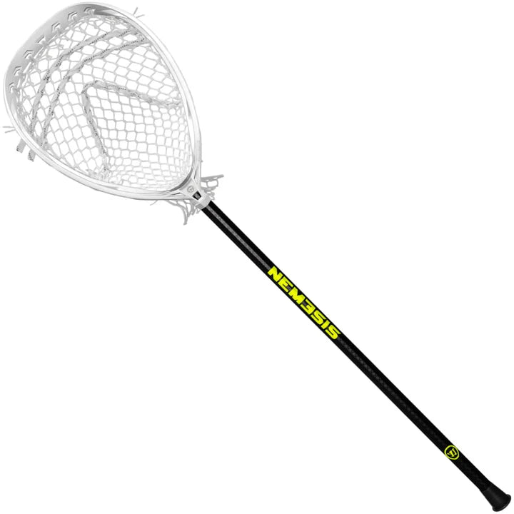 Warrior Nemesis Lite Complete Goalie Lacrosse Stick- White