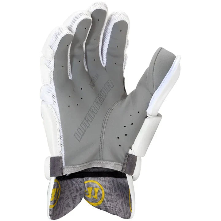Warrior Nemesis Lacrosse Goalie Gloves- White