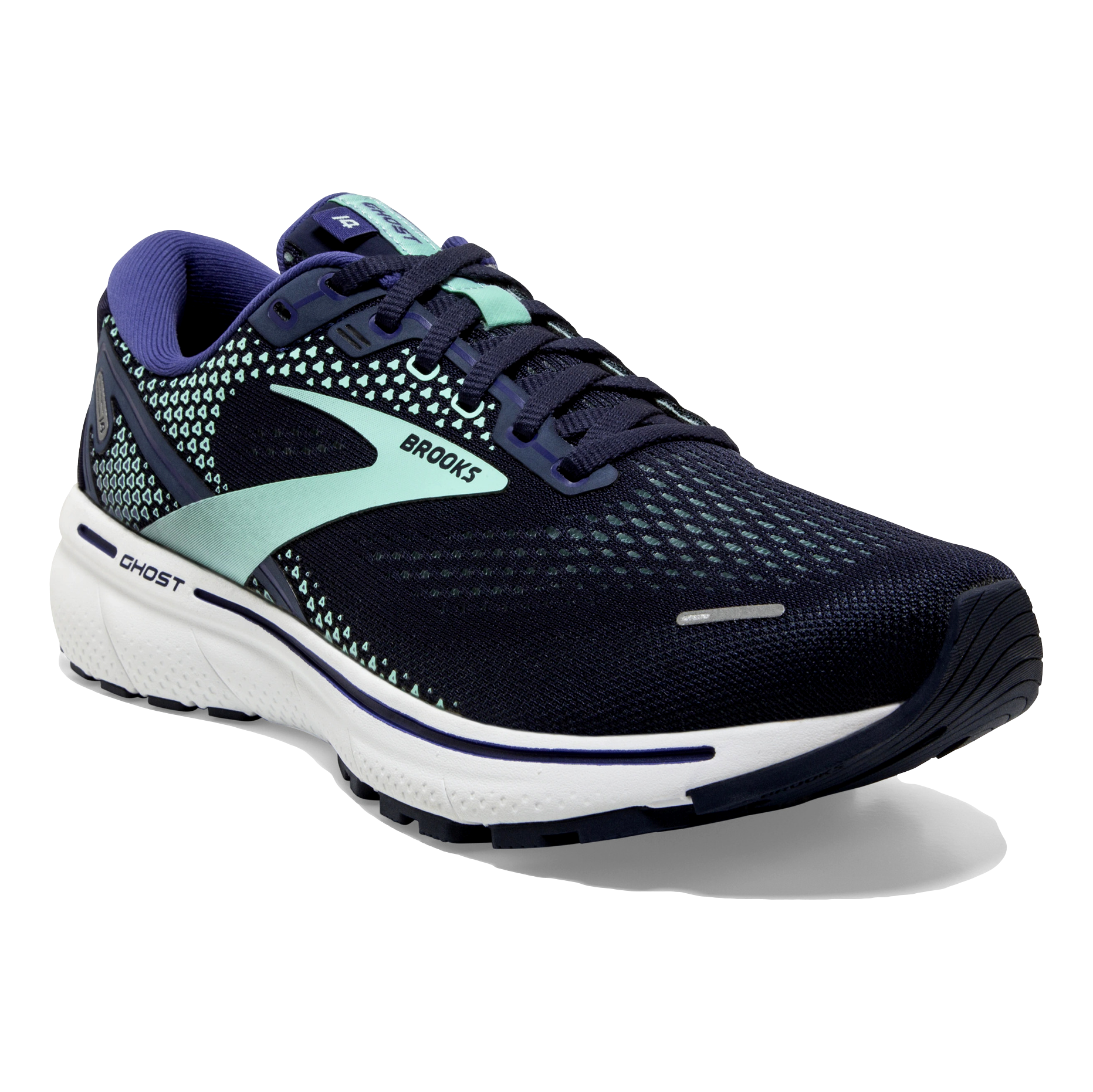 Brooks Womens Ghost 14 Road Running Shoes--City Sports