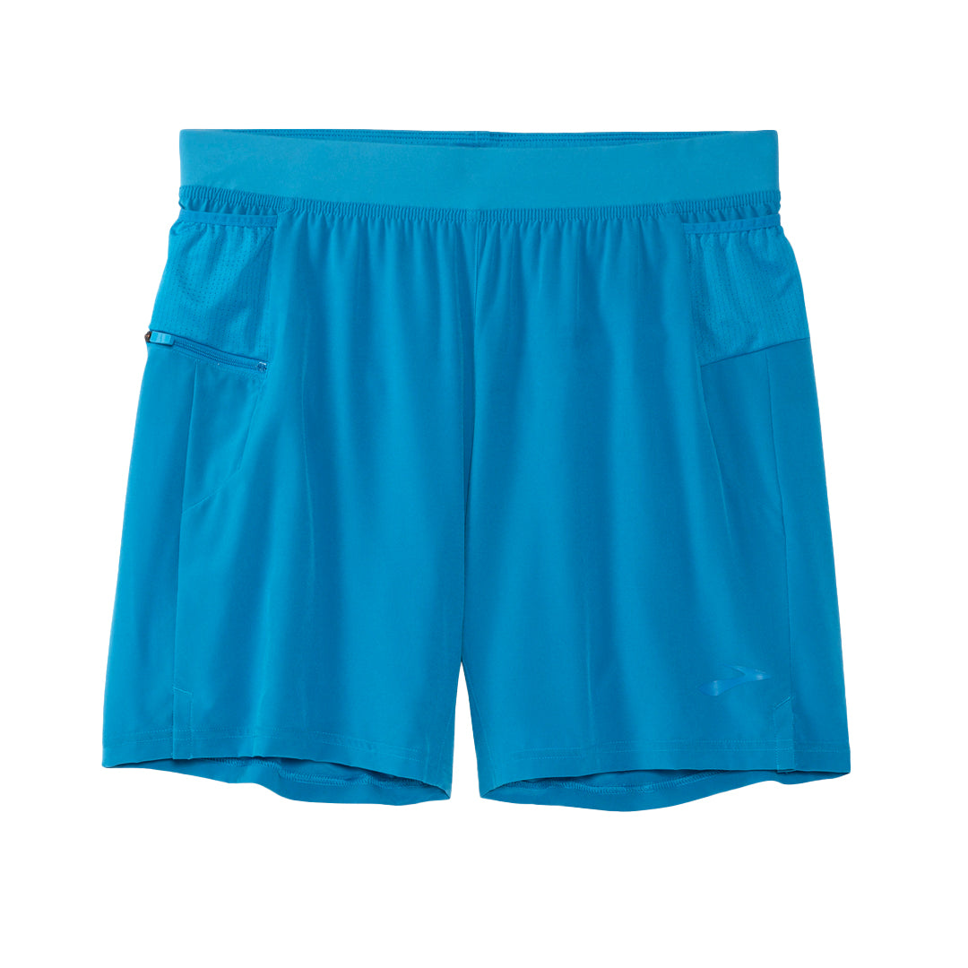 (BROO-211333-492) Brooks Sherpa 7" 2-in-1 Short [Electric Blue]--City Sports