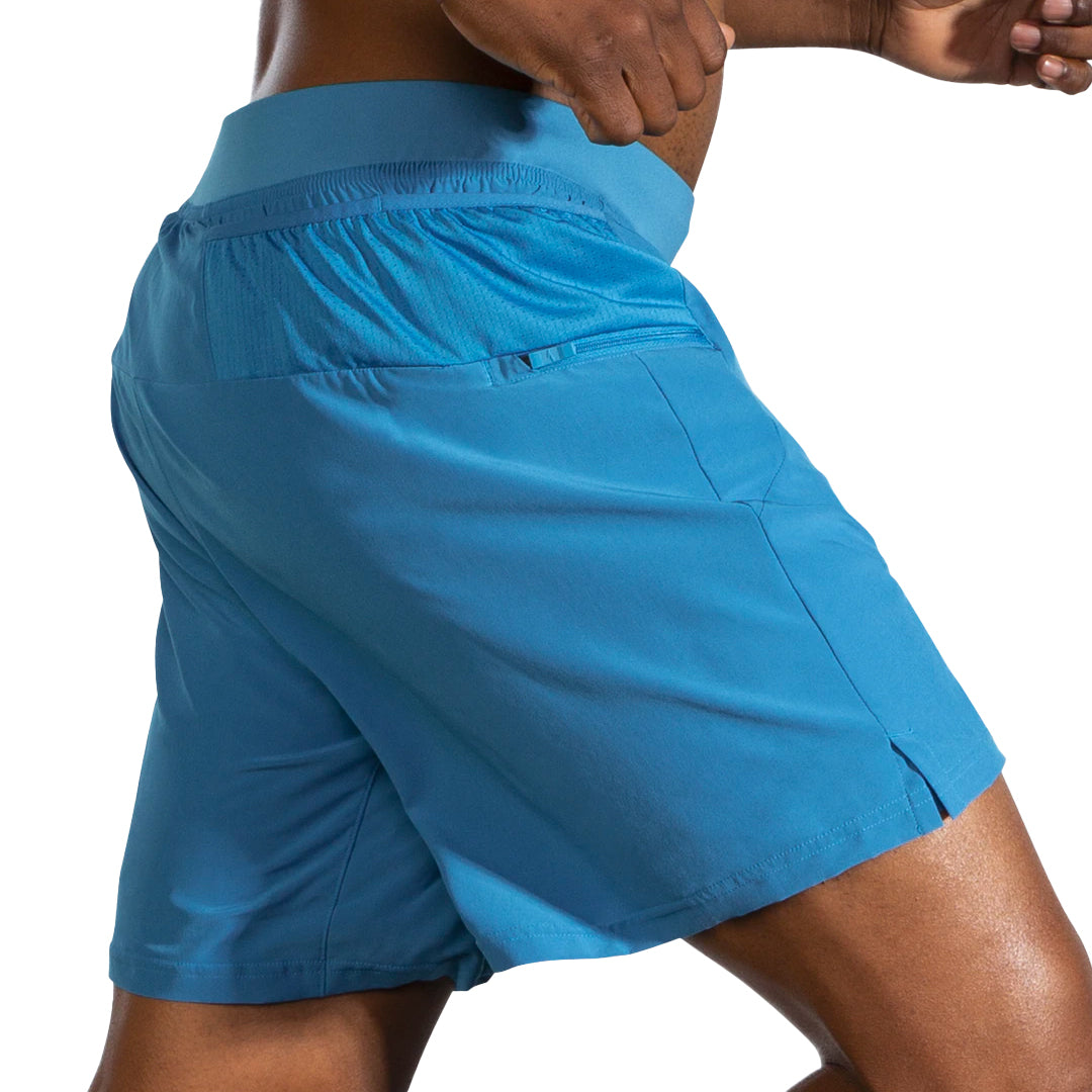 (BROO-211333-492) Brooks Sherpa 7" 2-in-1 Short [Electric Blue]--City Sports