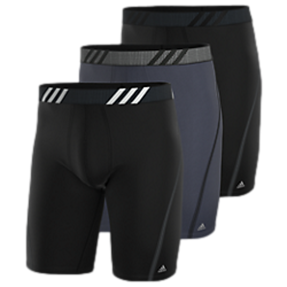 Adidas Sport Performance Mesh Long Boxer Brief (3 pack)--City Sports