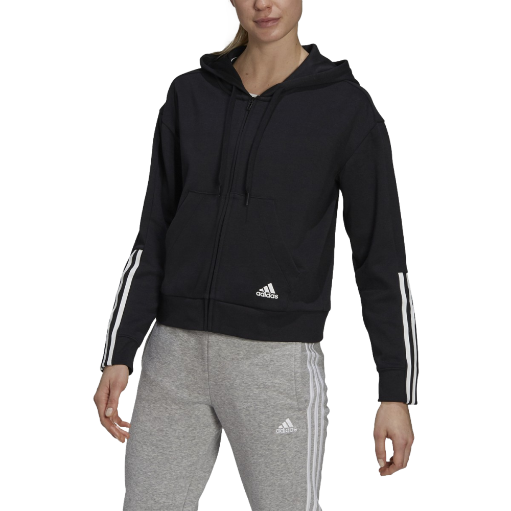 Adidas Essentials Full Zip Hoodie Women--City Sports