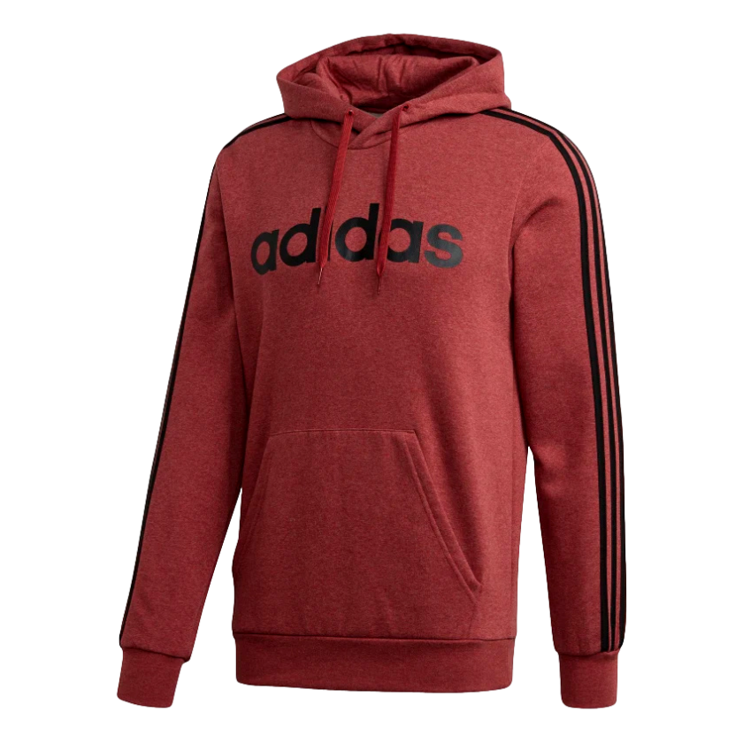 Adidas Essentials 3-Stripe Pullover Hoodie--City Sports