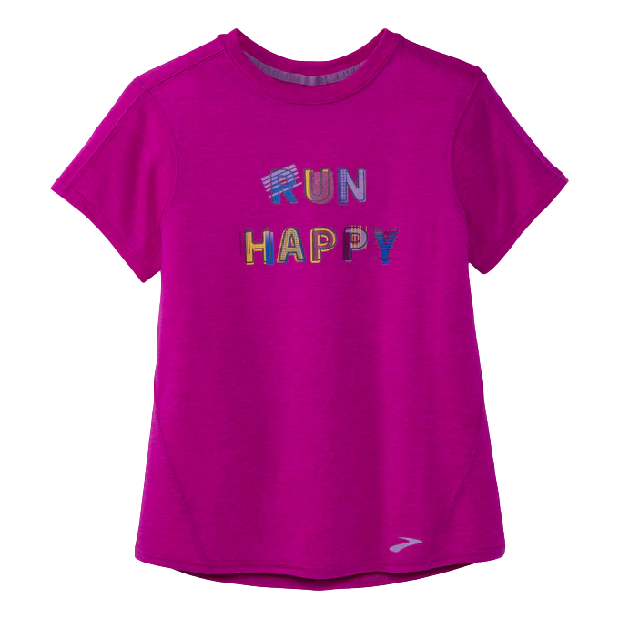 Brooks Womens  Distance Graphic Short Sleeve Shirt--City Sports