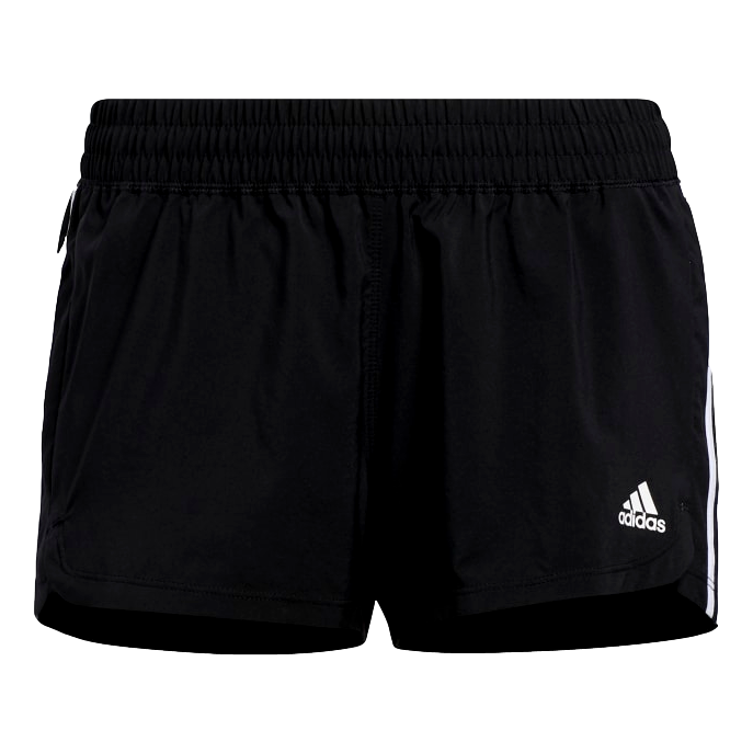 Adidas Womens Pacer 3 Stripe Woven Shorts-S-City Sports