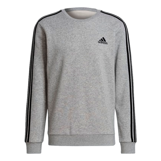 Adidas Mens Essentials Fleece 3 Stripes Sweatshirt