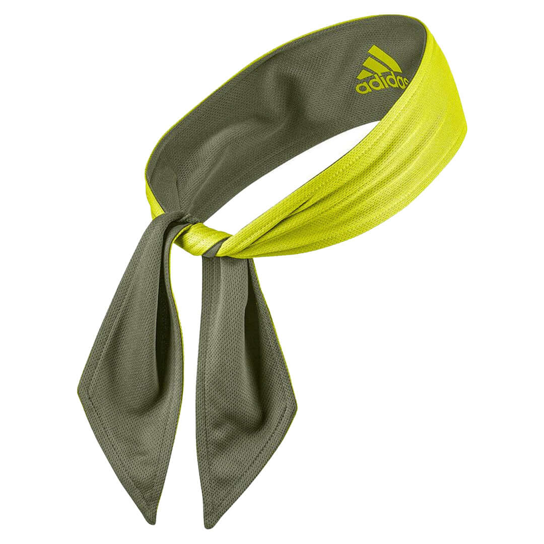 (ADID-GM6564) Adidas Tennis Tieband 2 Aeroready [acid yellow/wild pine/onix/black]--City Sports