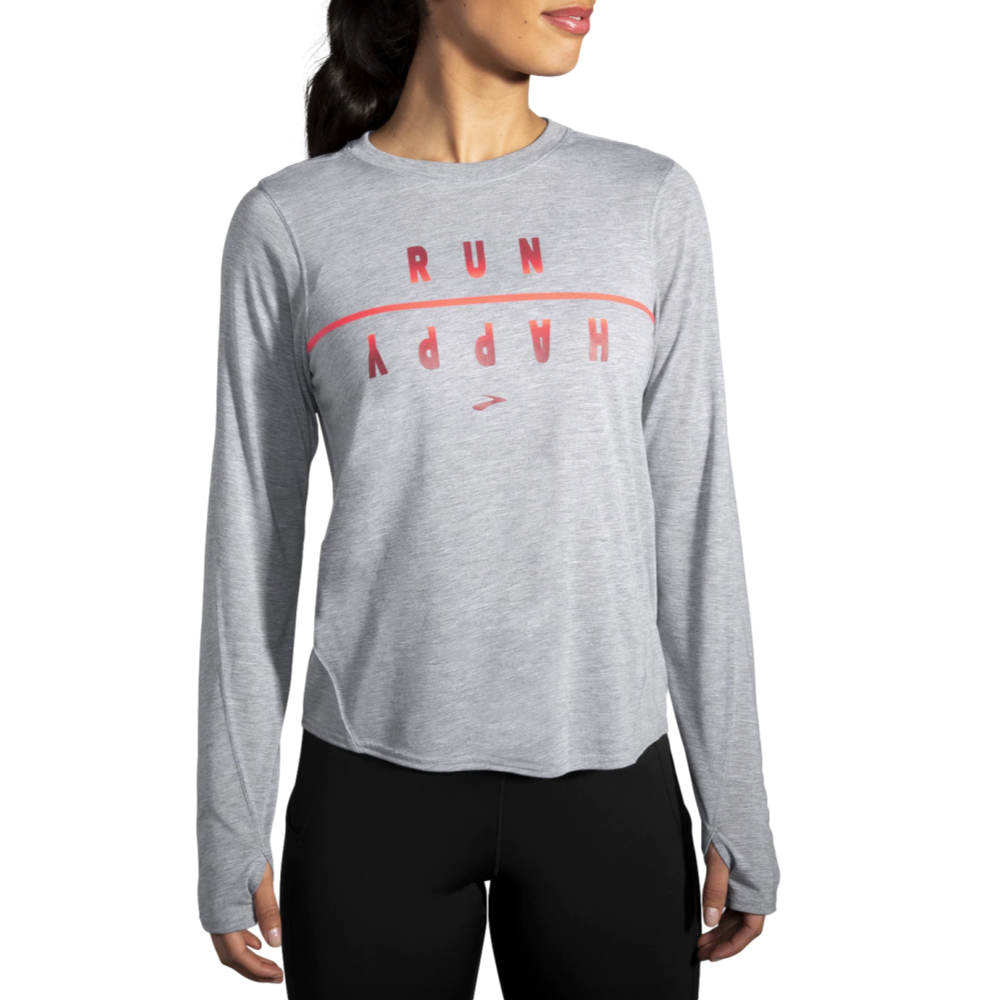 Brooks Distance Graphic Womens Long Sleeve Tee--City Sports