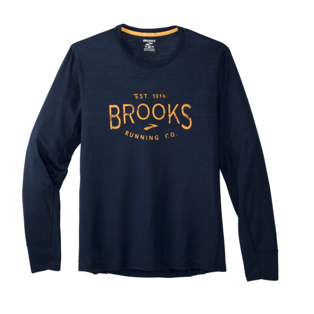 Brooks Distance Graphic Long Sleeve Tee--City Sports