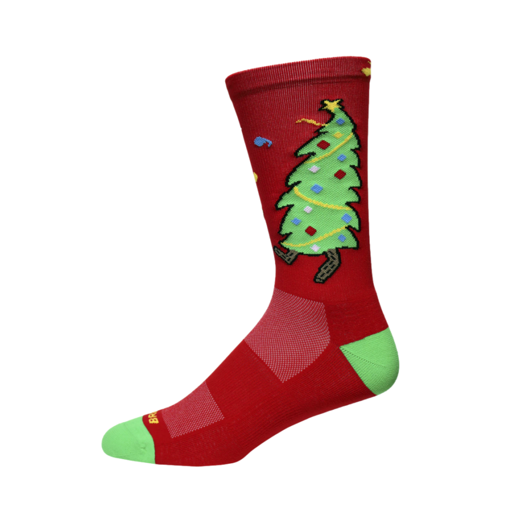 Brooks Run Merry Go Knit In Crew Socks--City Sports