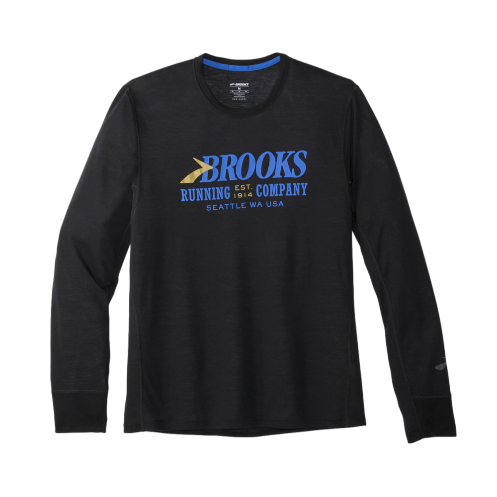 Brooks Distance Graphic Mens Long Sleeve Tee--City Sports