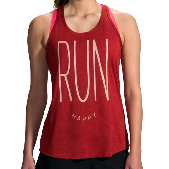 Brooks Womens Distance Graphic Tank Tee