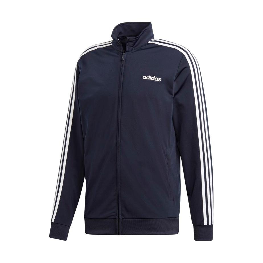 Adidas Essentials 3 Stripe Tricot Track Jacket-XS-City Sports