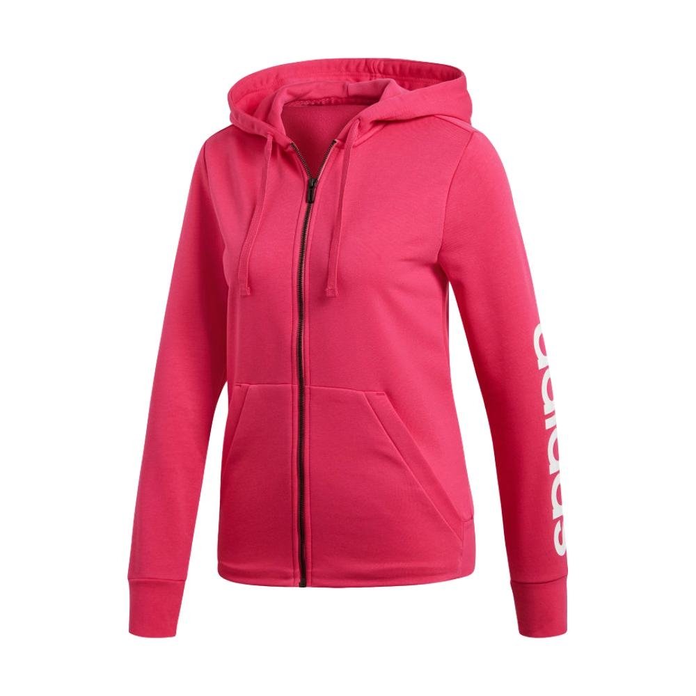 Adidas Womens Essential Linear Full Zip Hoodie--City Sports