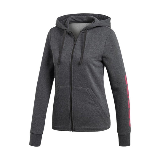 Adidas Womens Essential Linear Full Zip Hoodie