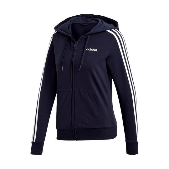 Adidas Womens Essentials 3 Stripes Hoodie