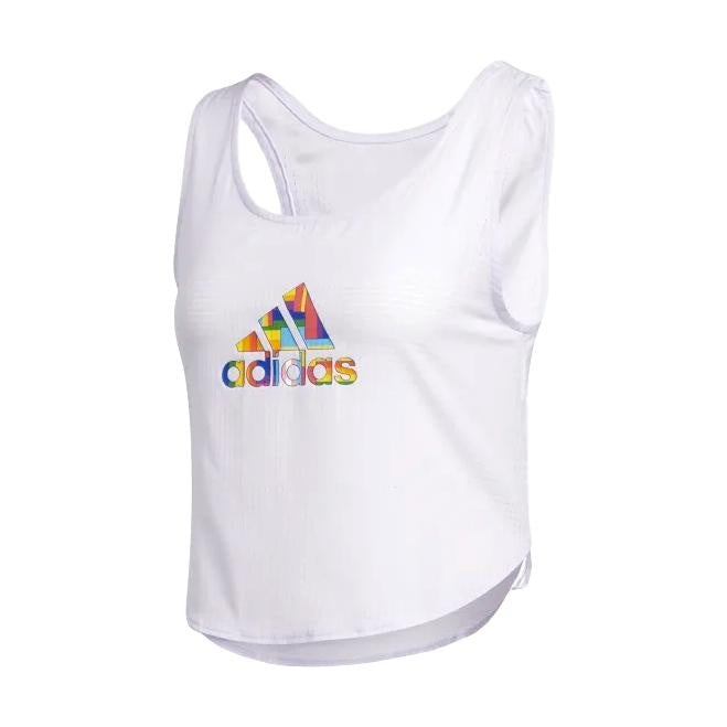 Adidas Womens Pride Tech Crop Shirt-L-City Sports