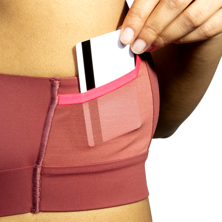 Brooks Womens Drive 3 Pocket Run Bra--City Sports