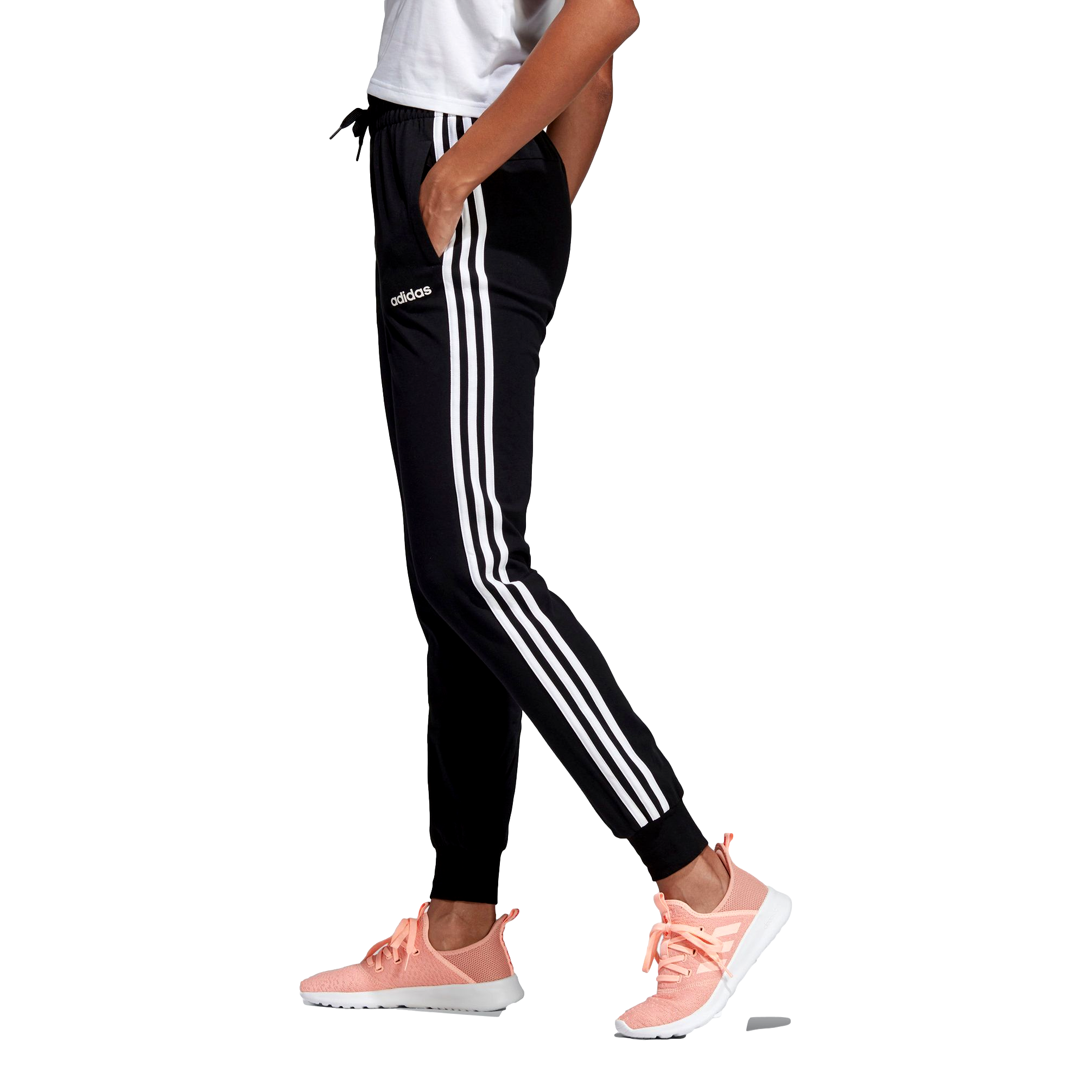 adidas Essentials 3-Stripes High-Waisted Single Jersey Leggings - Grey |  adidas Canada