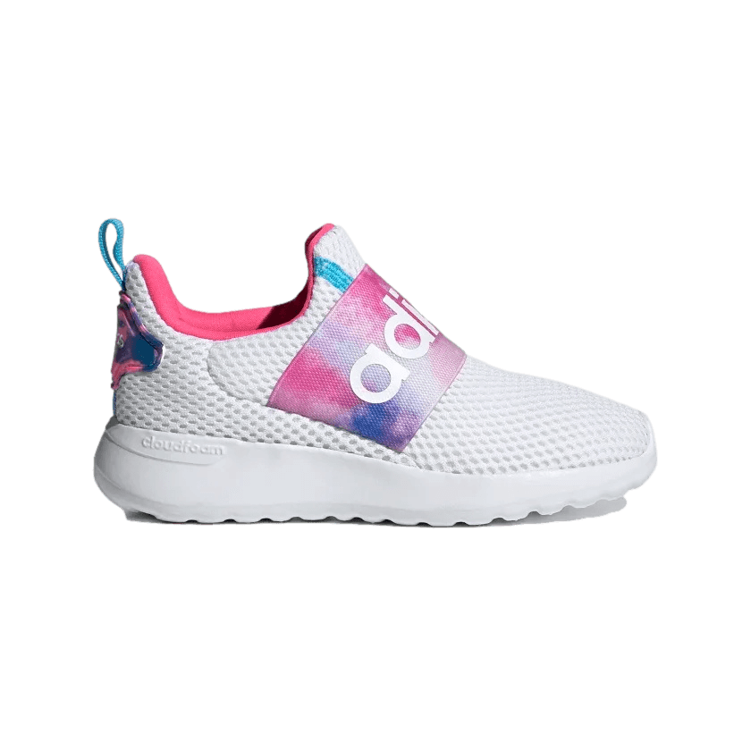 (ADID-GW4243) Adidas Lite Racer Adapt 4.0 Running Shoe Youth [white/sky rush/solar pink]--City Sports