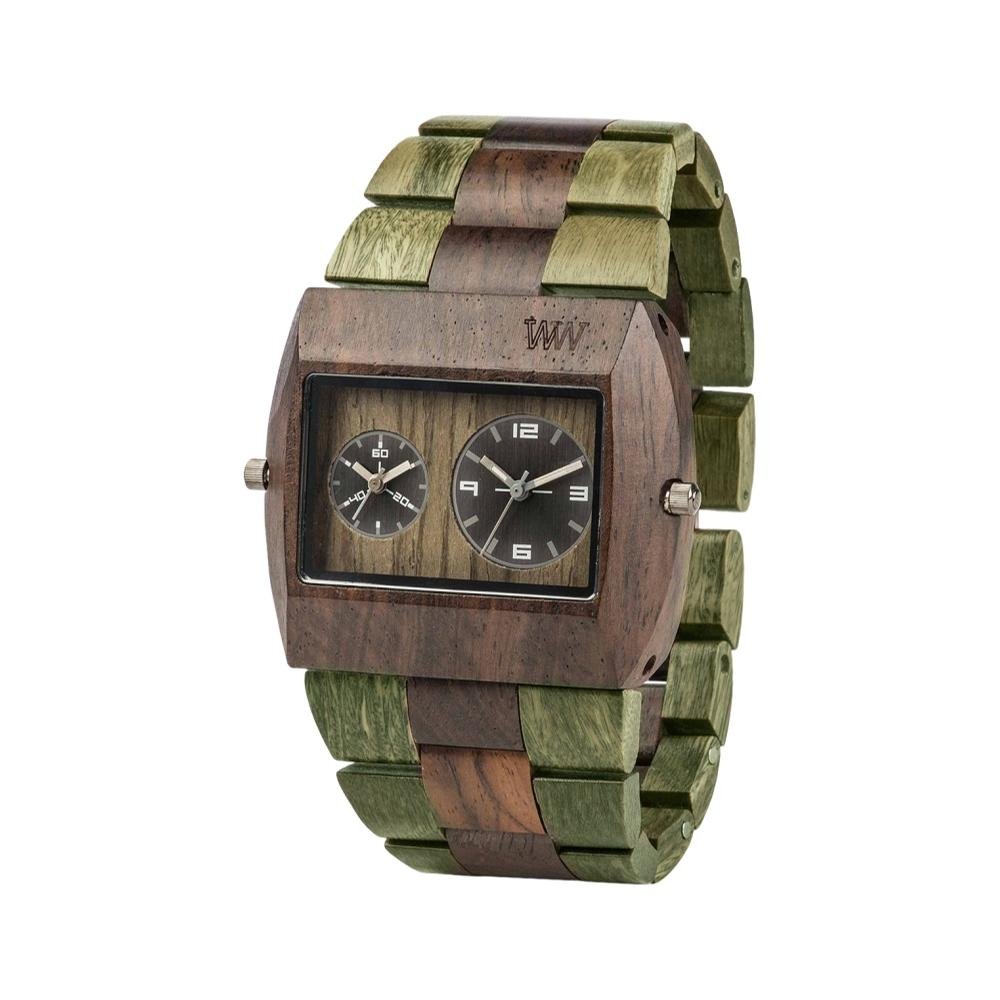 WeWood Jupiter Choco-Army Watch--City Sports